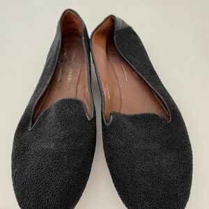 Donald J Pliner. Black beaded Women's Loafers